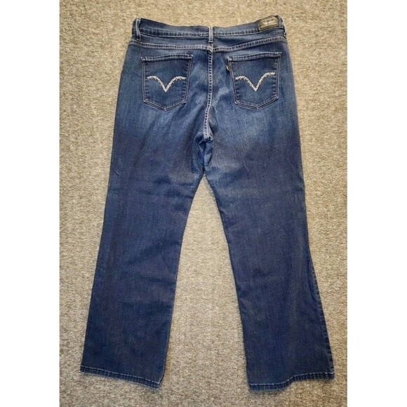 Levis 512 Perfectly Slimming Bootcut Jeans Size 18 M Measurements in Description - Picture 7 of 16